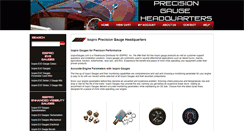 Desktop Screenshot of issprogauges.com
