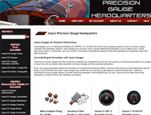 Tablet Screenshot of issprogauges.com